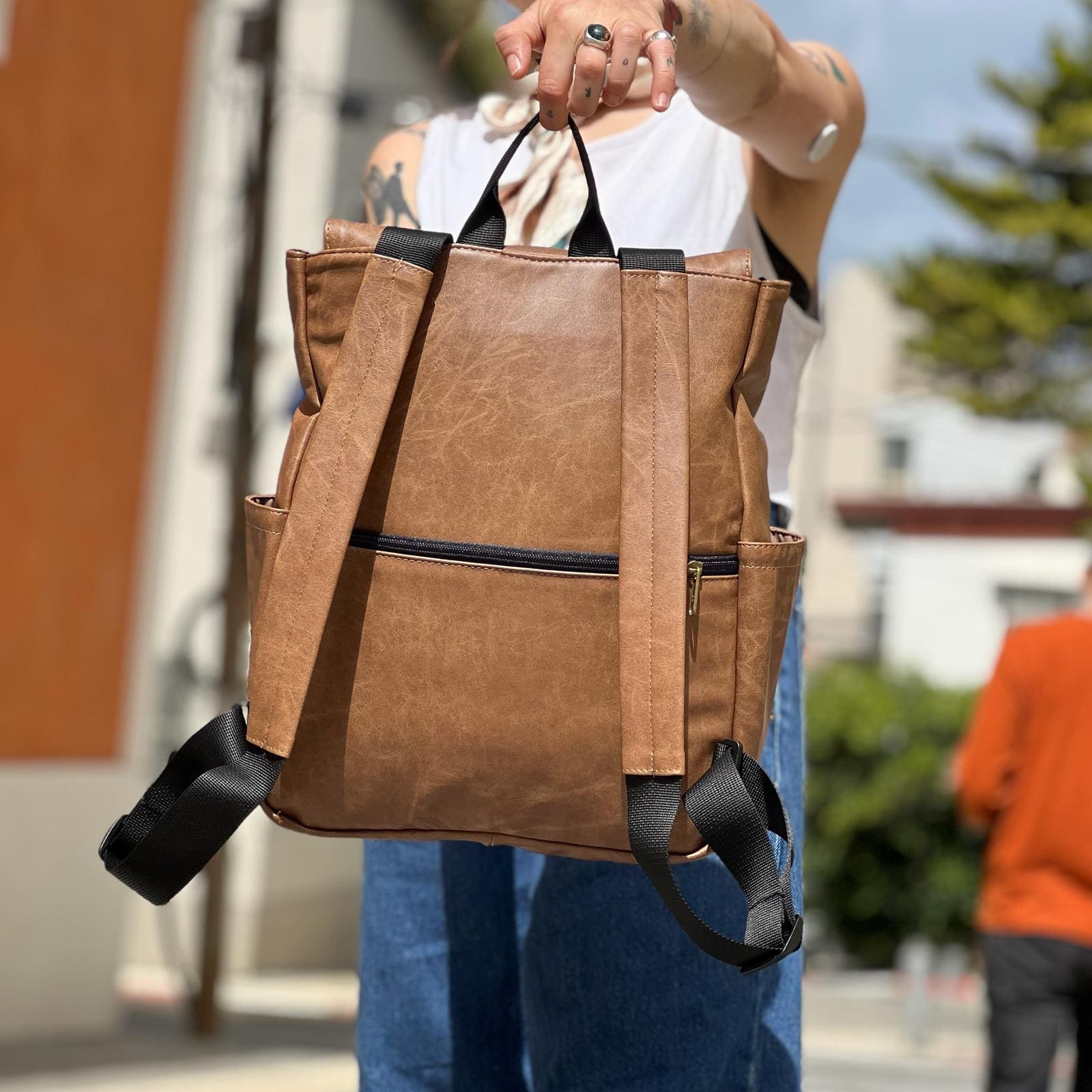 Retro Camel Unicorn Backpack