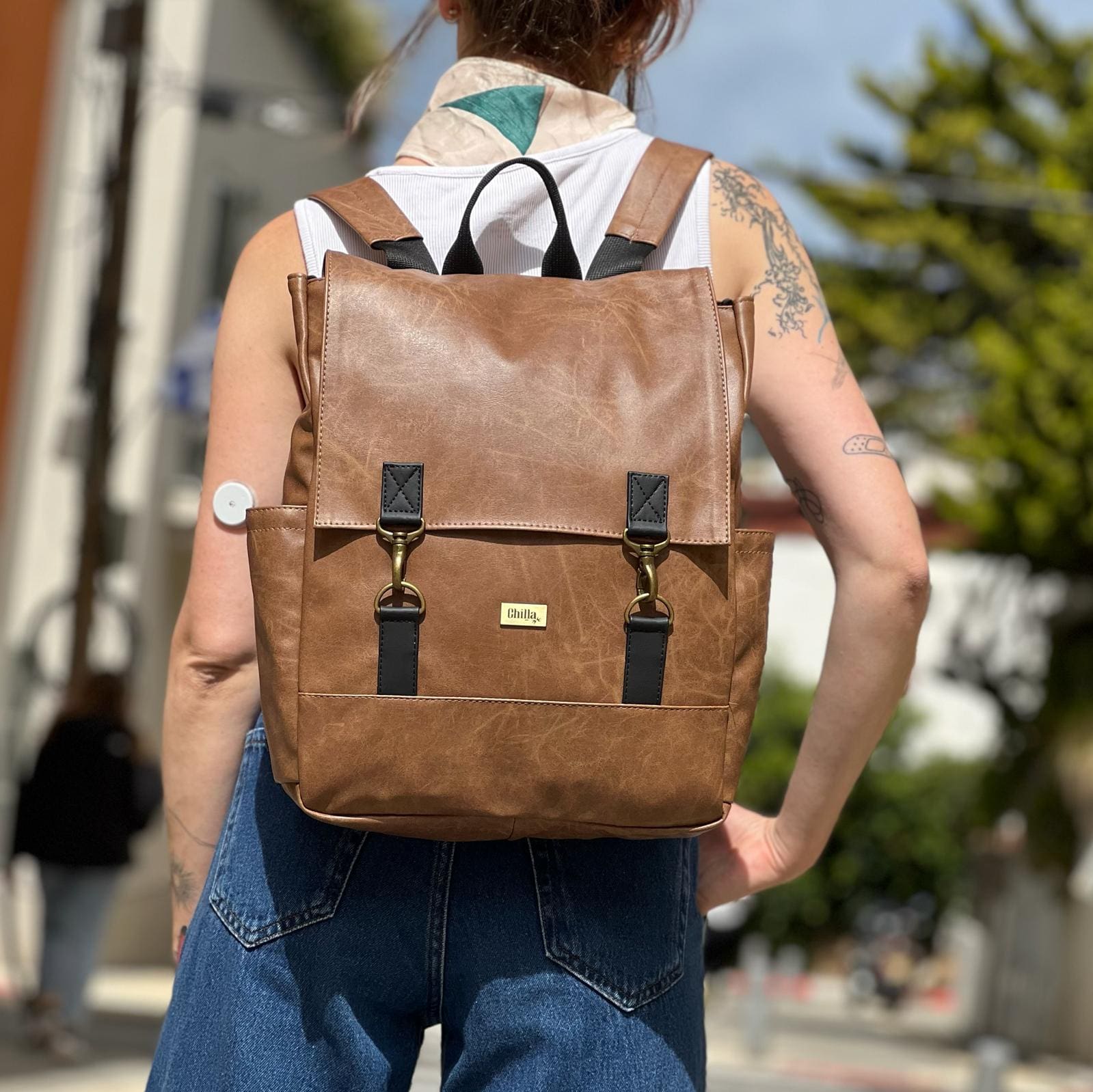 Retro Camel Unicorn Backpack