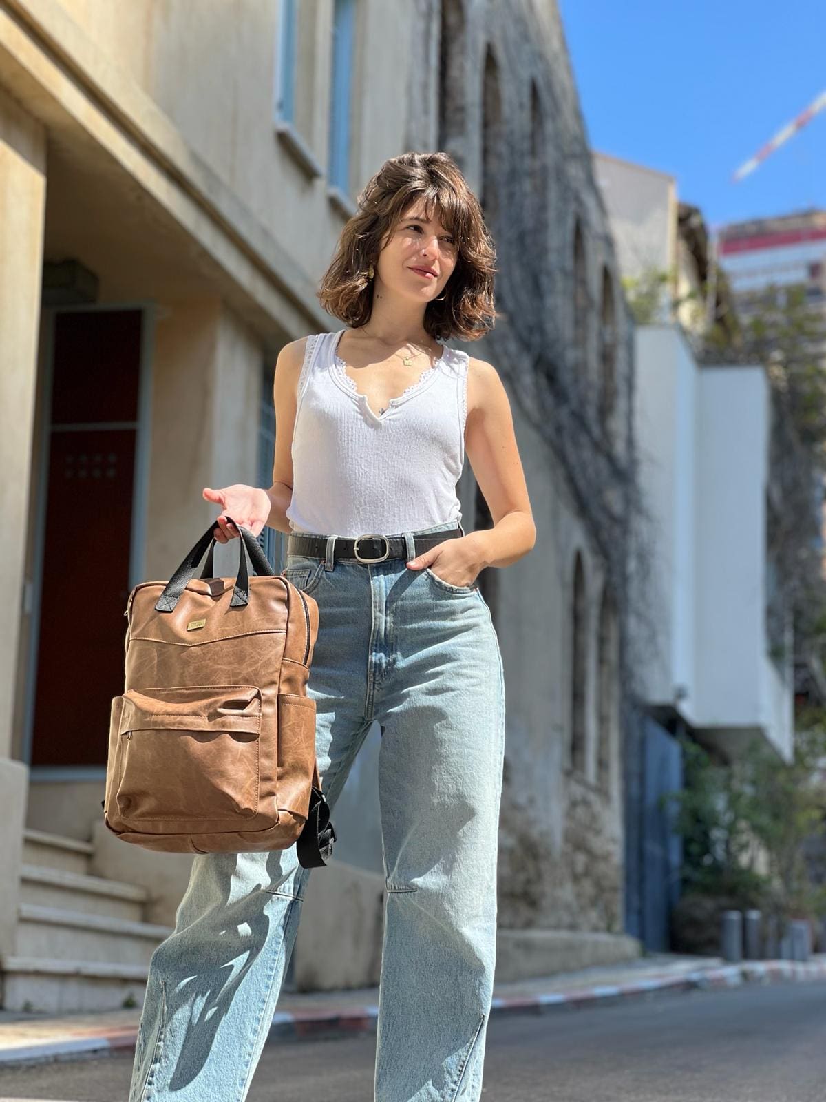 Retro Camel NOAH Backpack