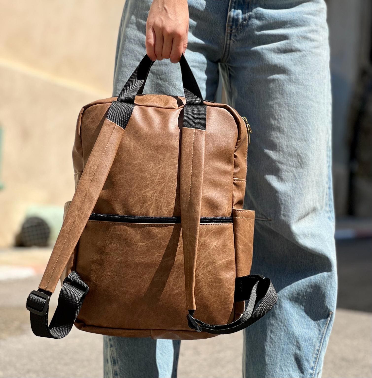 Retro Camel NOAH Backpack