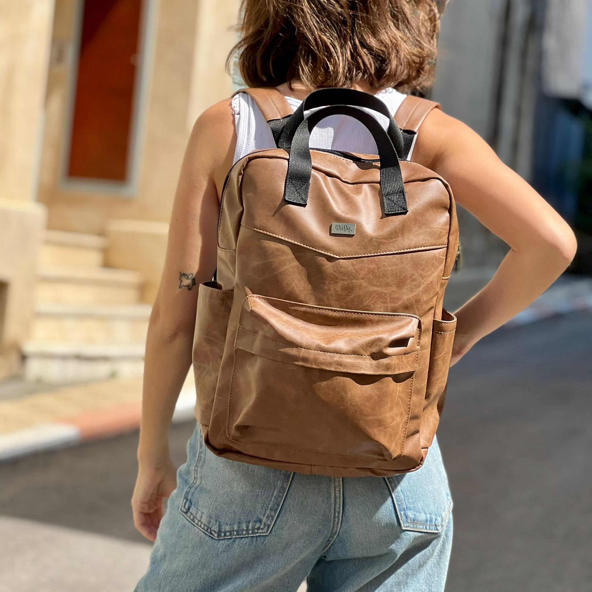Retro Camel NOAH Backpack