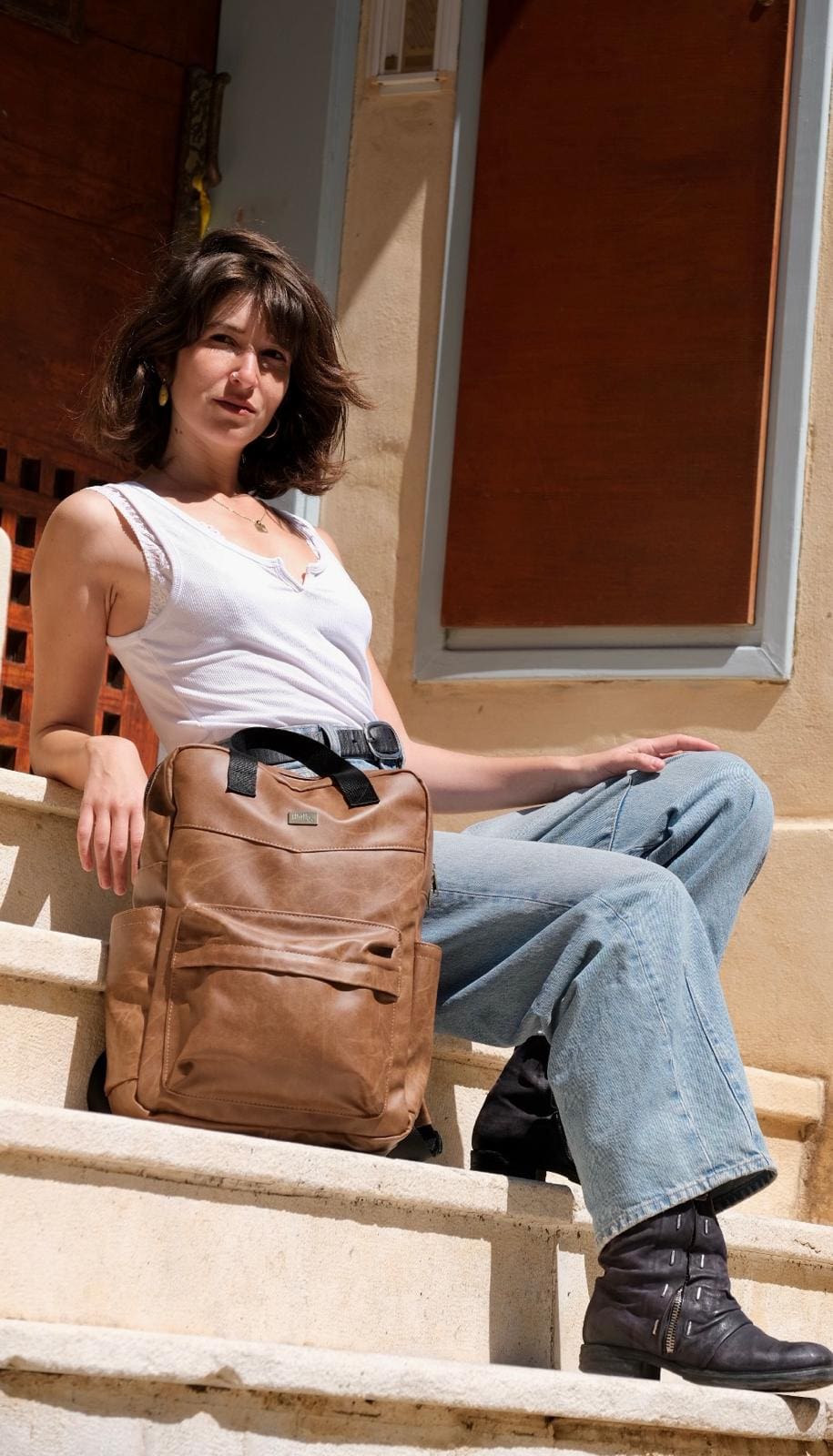 Retro Camel NOAH Backpack