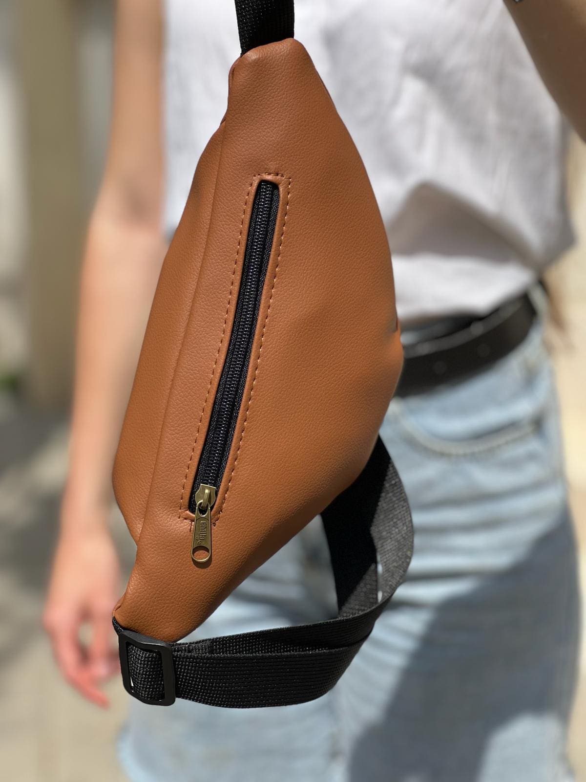 Camel Texture Roni Fanny Pack