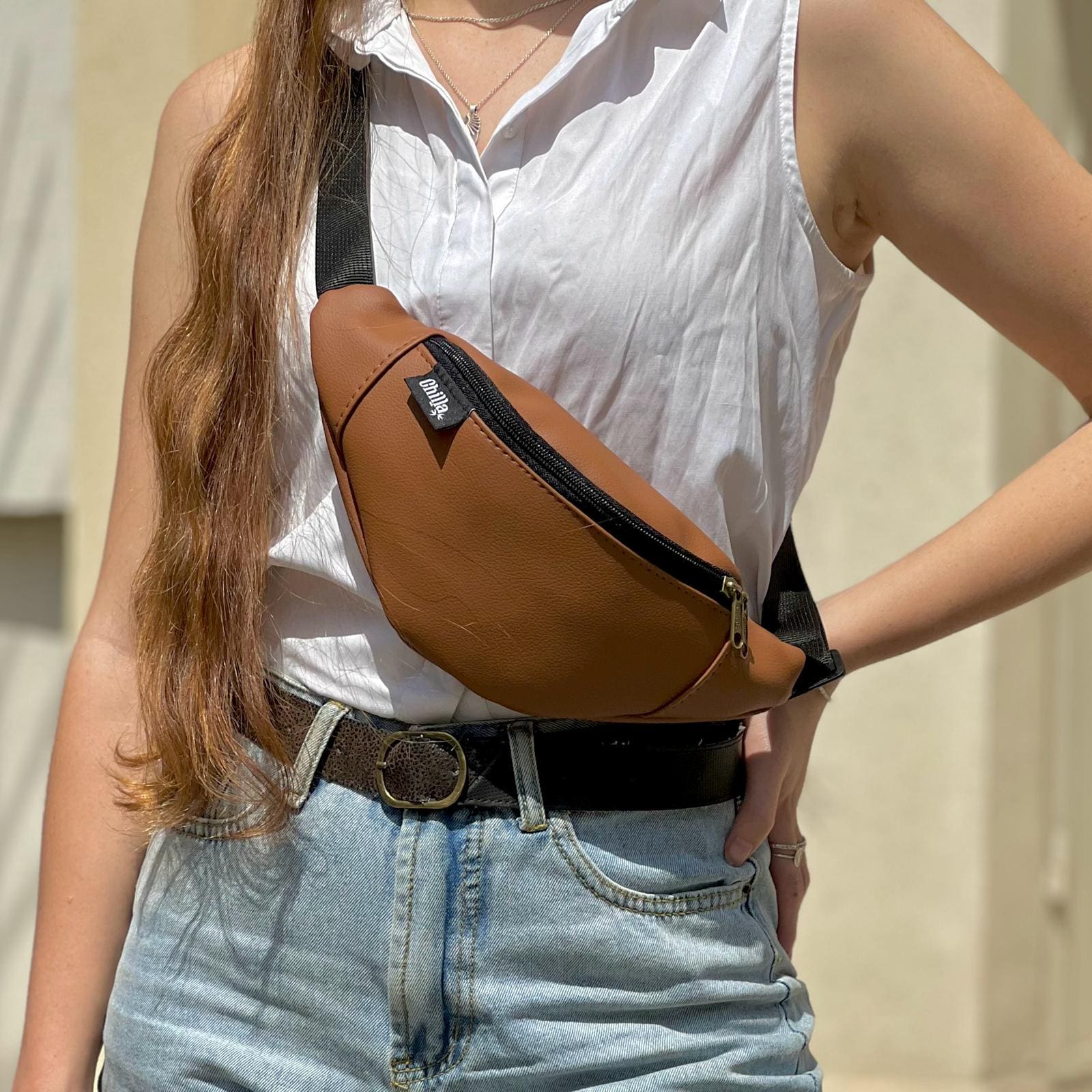 Camel Texture Roni Fanny Pack