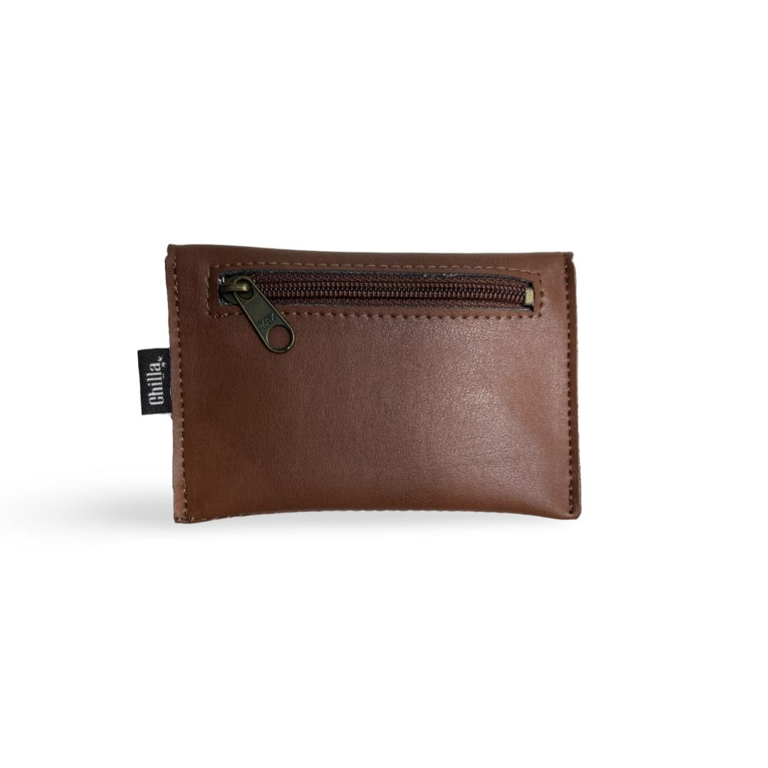 A small brown purse