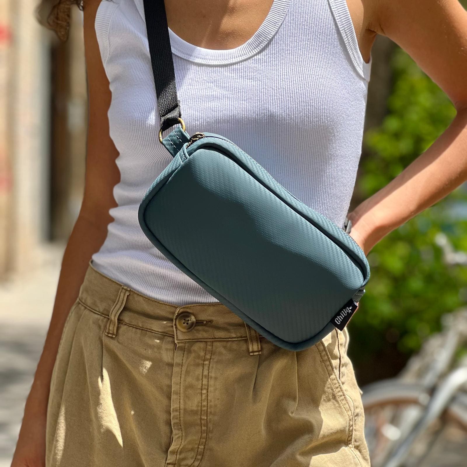 Carbon Gray Green Lawrence Fanny Pack