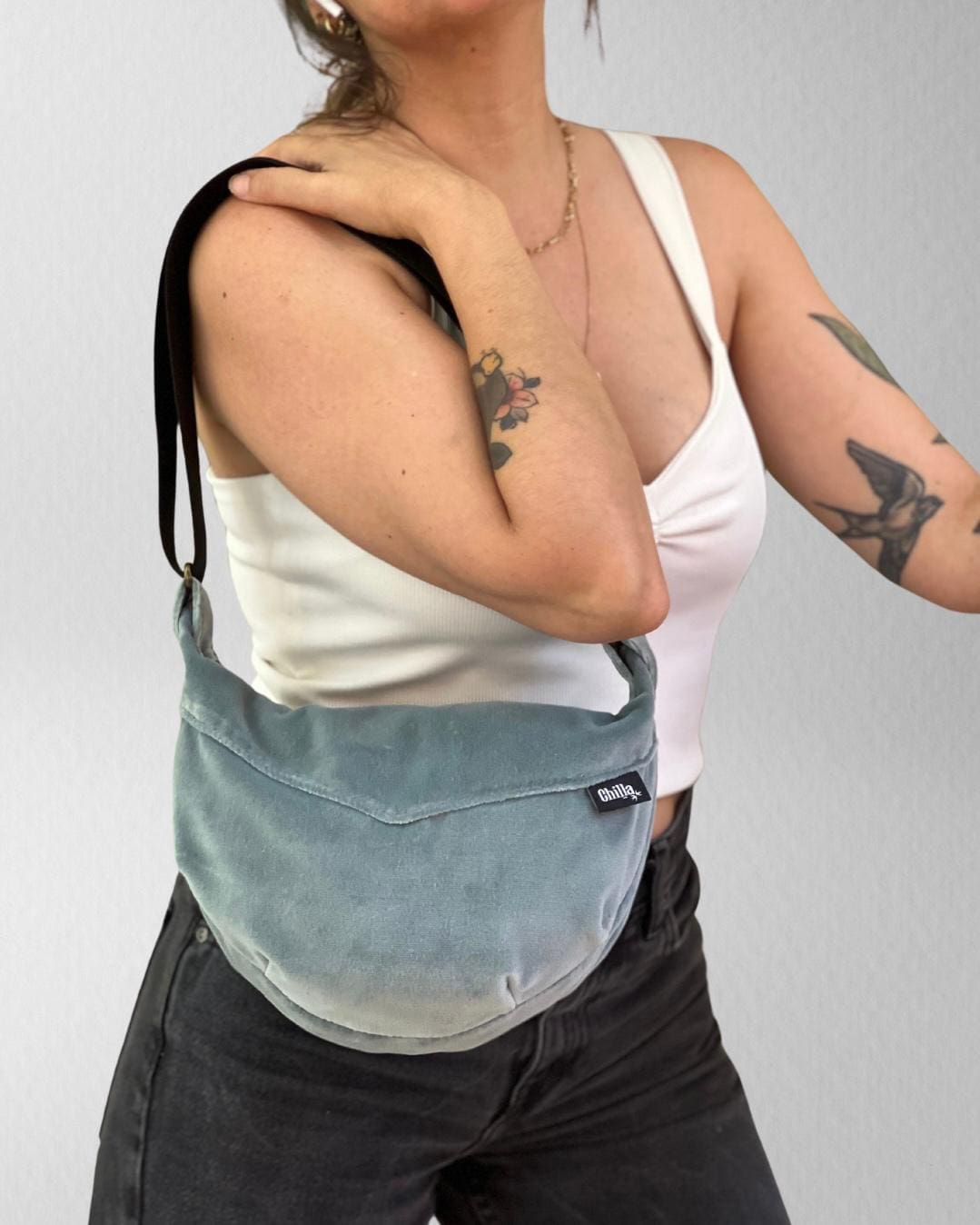 Sky Velvet Vital Side Bag