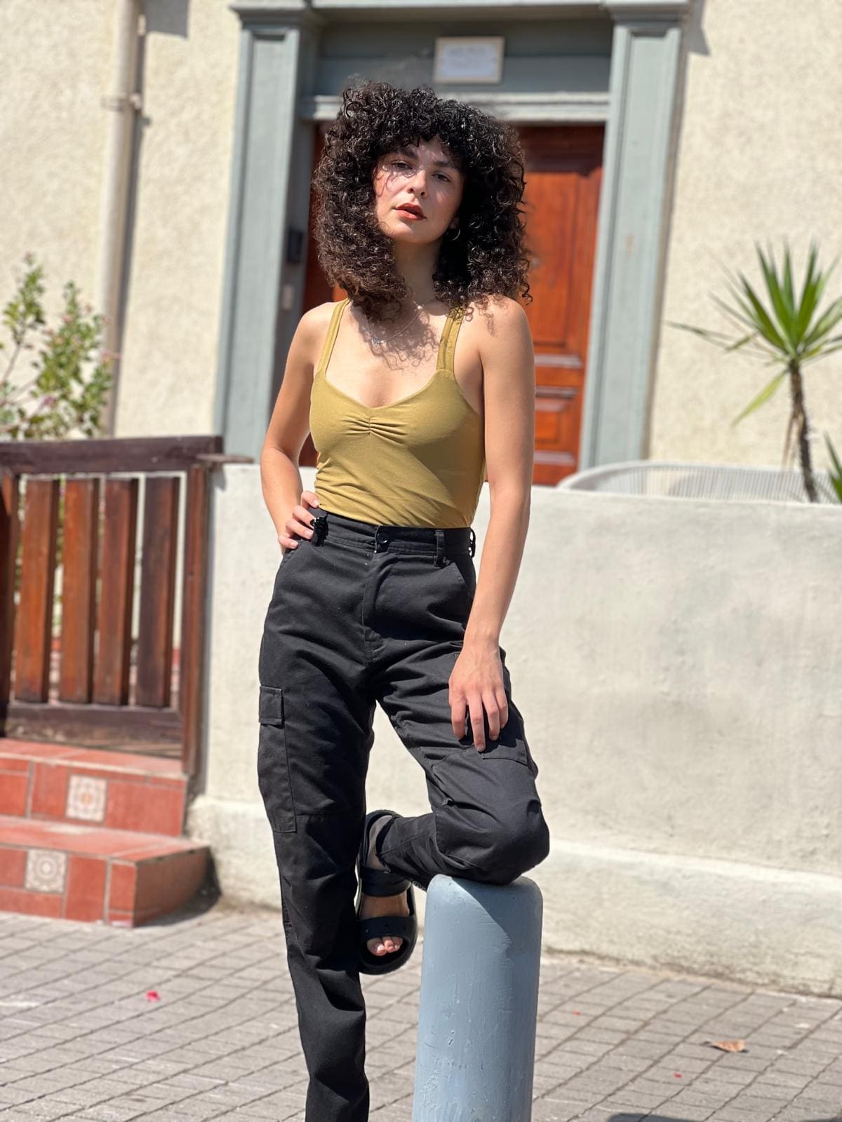 Mustard new trail top