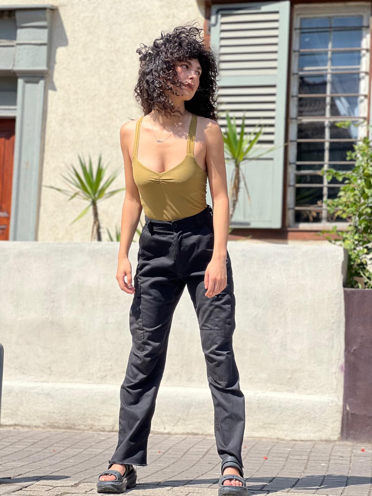 Mustard new trail top