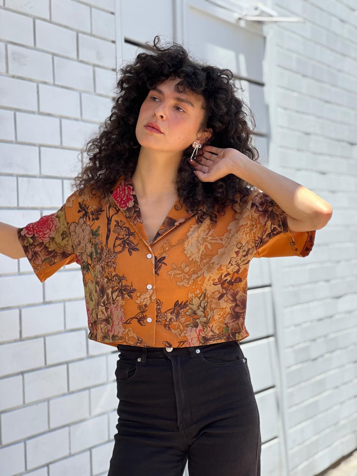 Oversized button-up shirt Lib