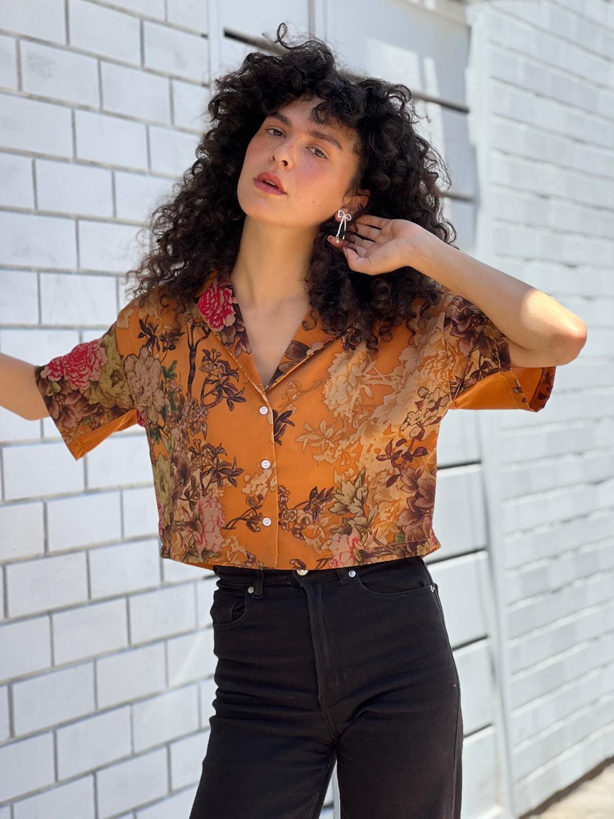 Oversized button-up shirt Lib