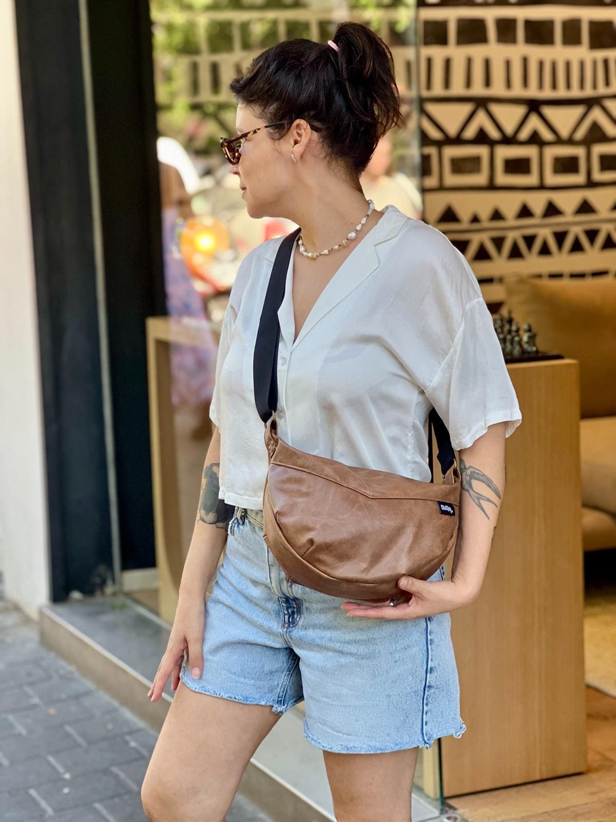 White oversized button-up shirt