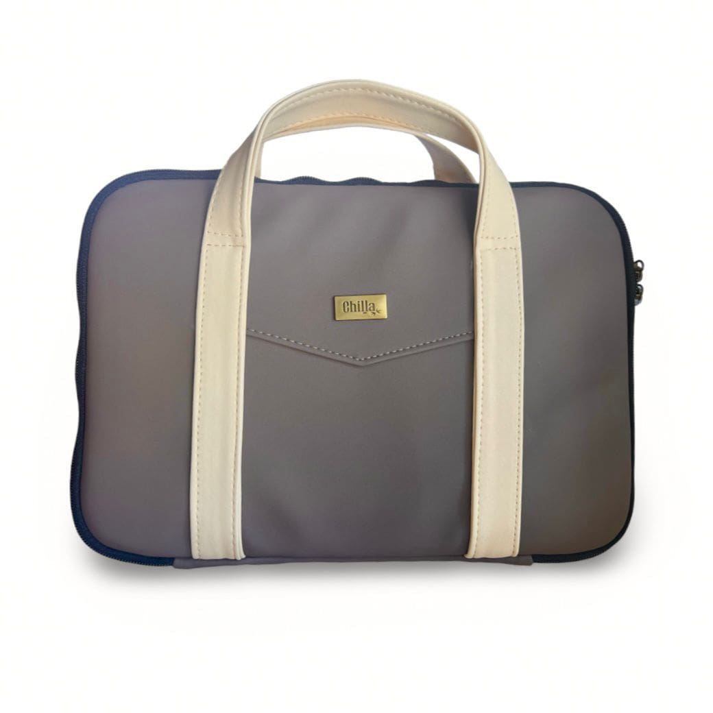 Gray brown nubuck-like iPad case