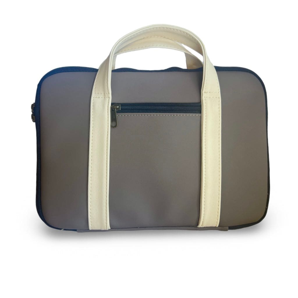 Gray brown nubuck-like iPad case