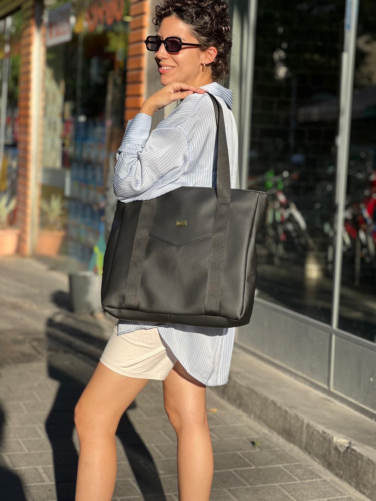 Classic Black NOKO Large Side Bag