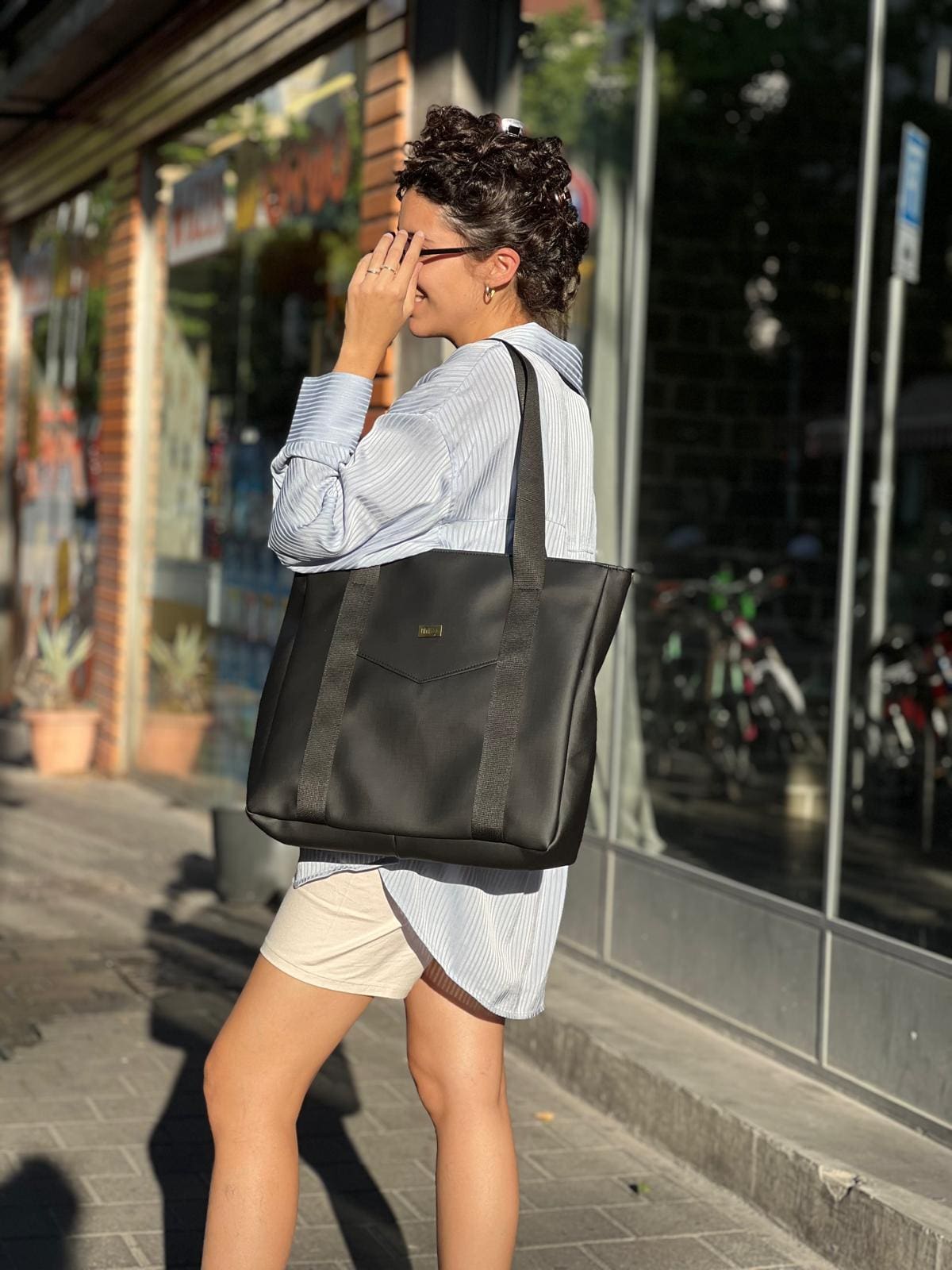 Classic Black NOKO Large Side Bag