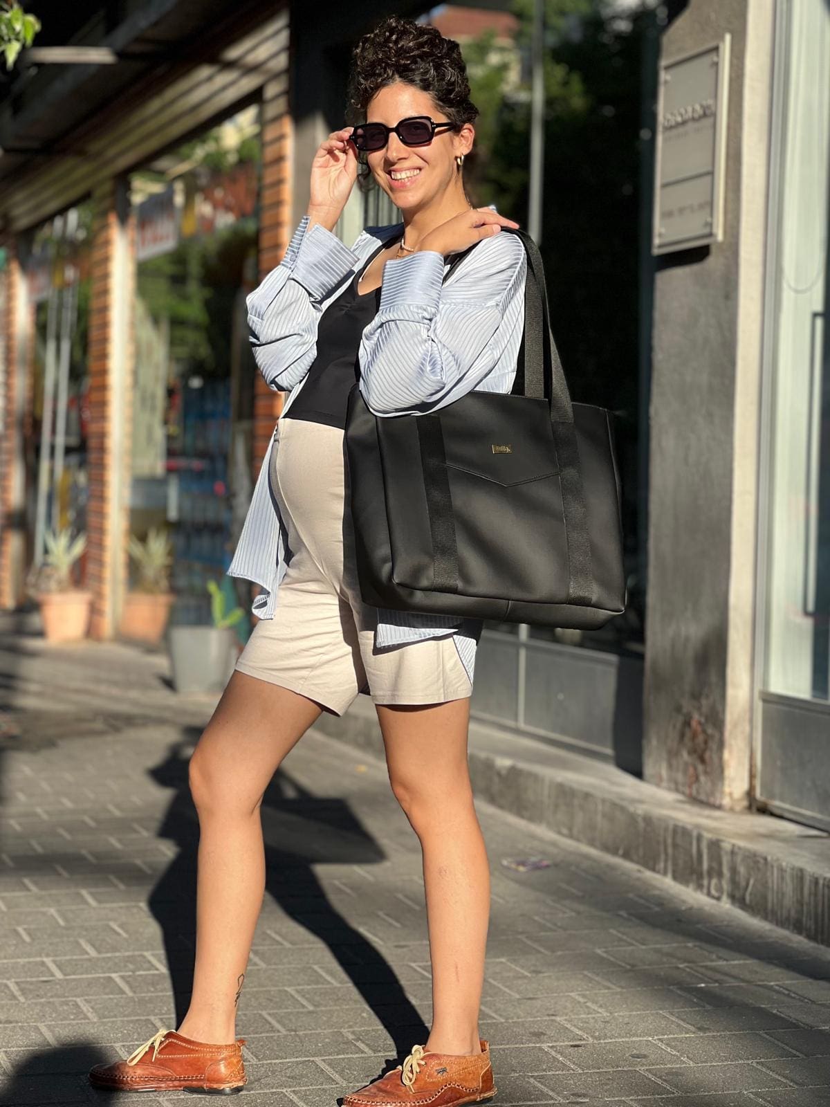 Classic Black NOKO Large Side Bag