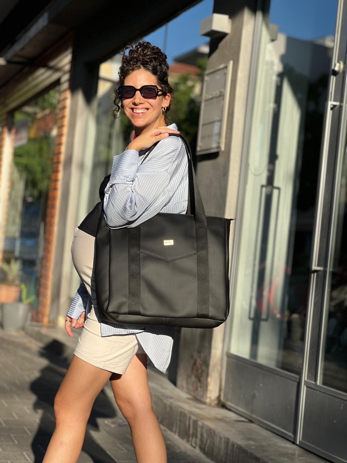 Classic Black NOKO Large Side Bag