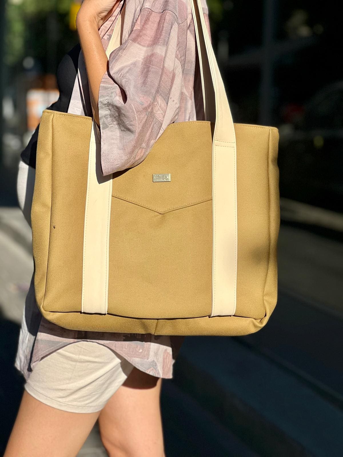 Mustard Canvas NOKO Large Side Bag