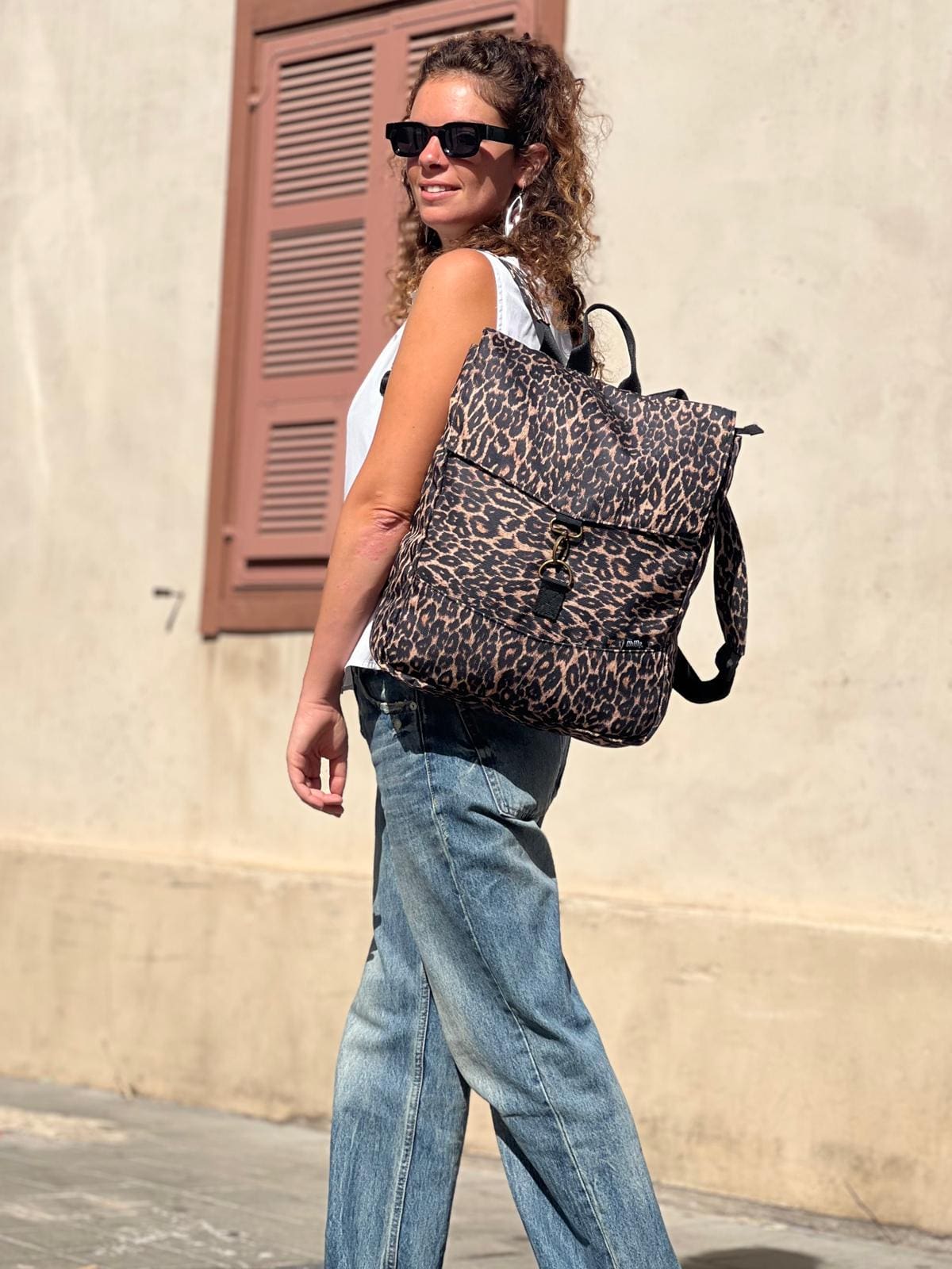 Hysteric Leopard Large Students Backpack