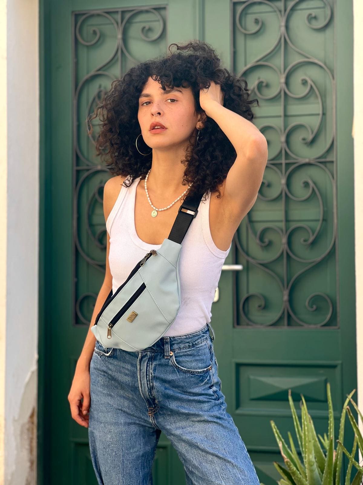 Baby Blue Large Roni Fanny Pack