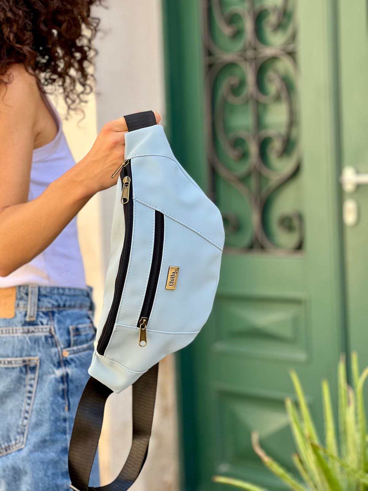 Baby Blue Large Roni Fanny Pack