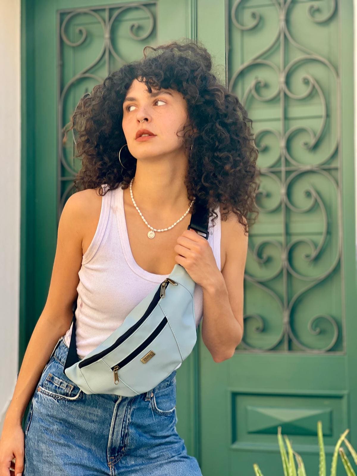 Baby Blue Large Roni Fanny Pack