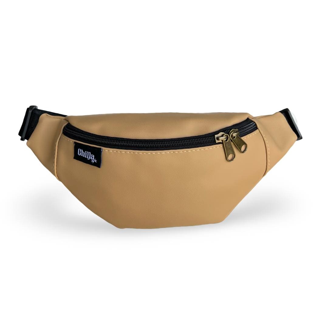 Sand-Yellow Leather-Like Roni Fanny Pack