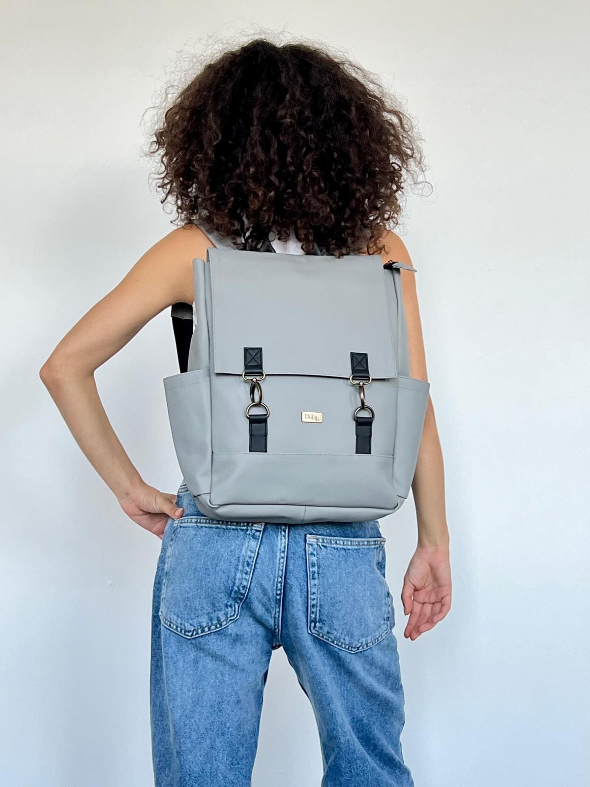 Light Gray Unicorn Backpack