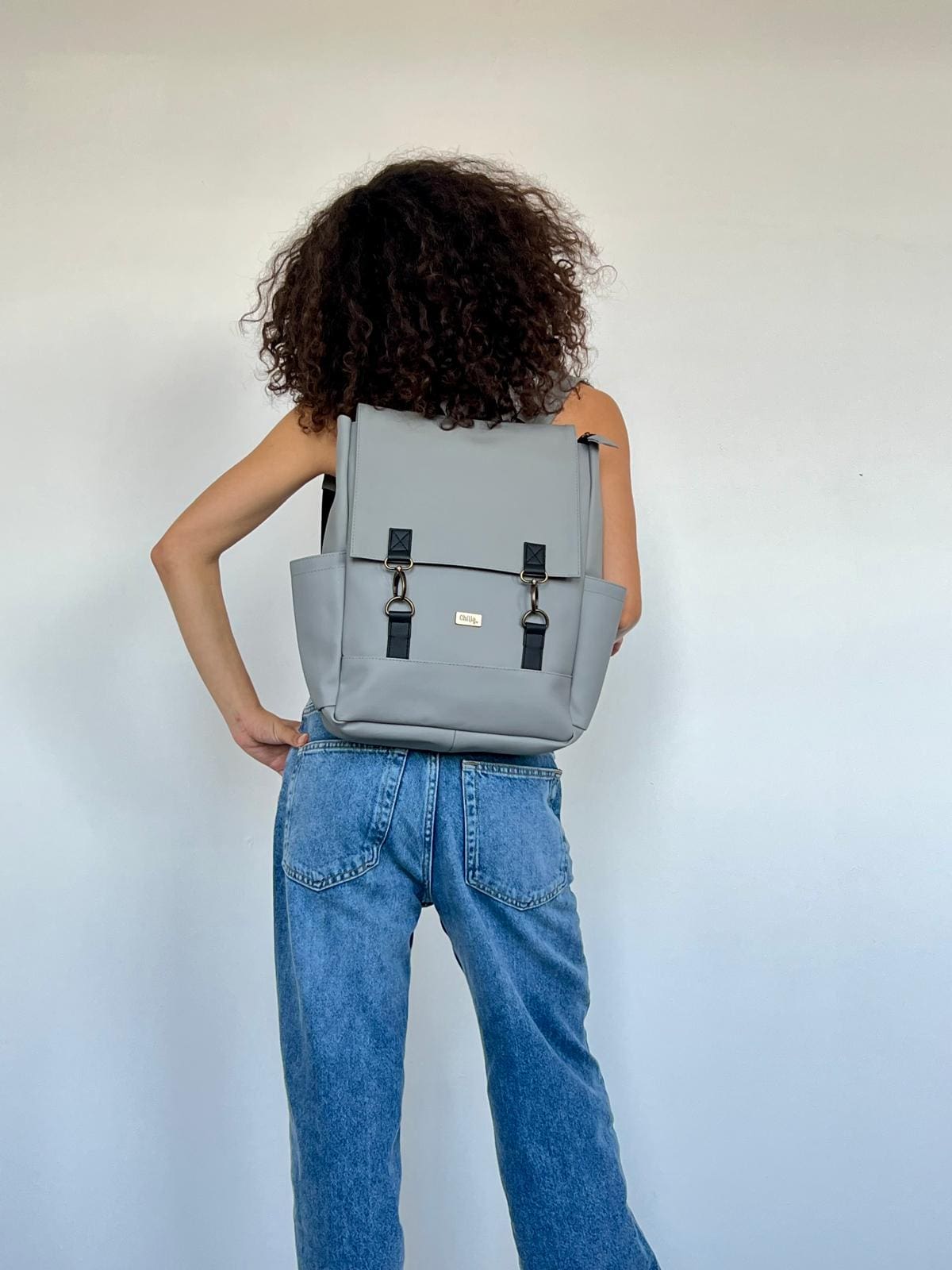 Light Gray Unicorn Backpack