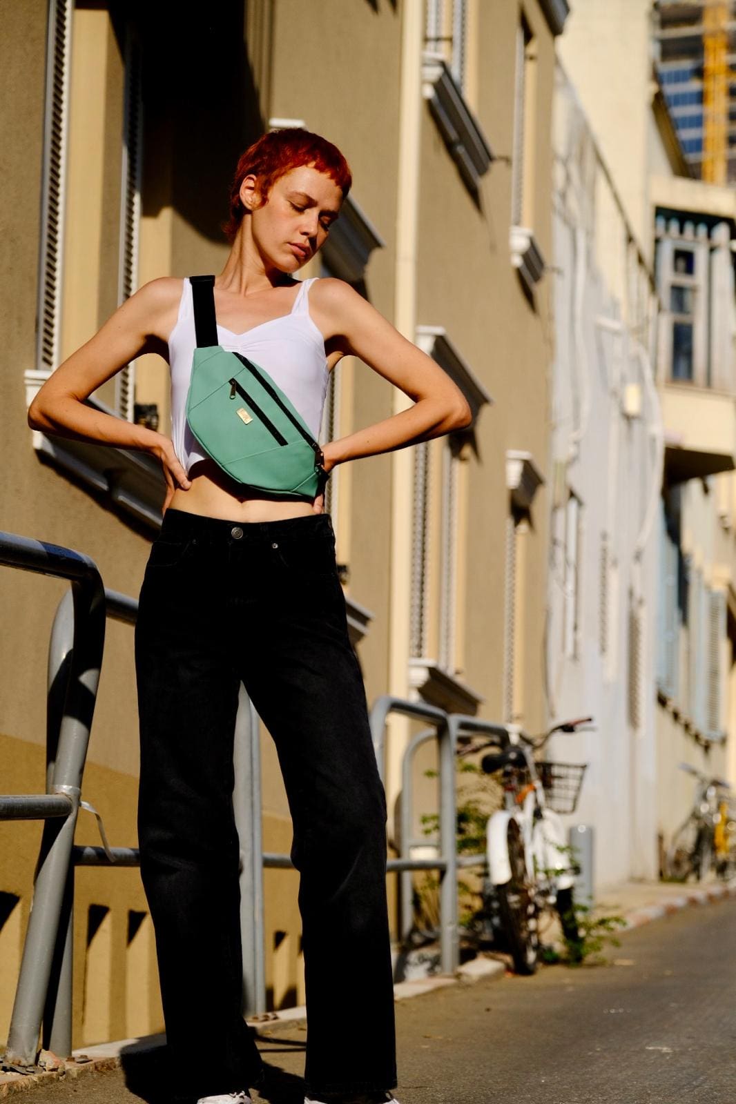 Mint Large Roni Fanny Pack