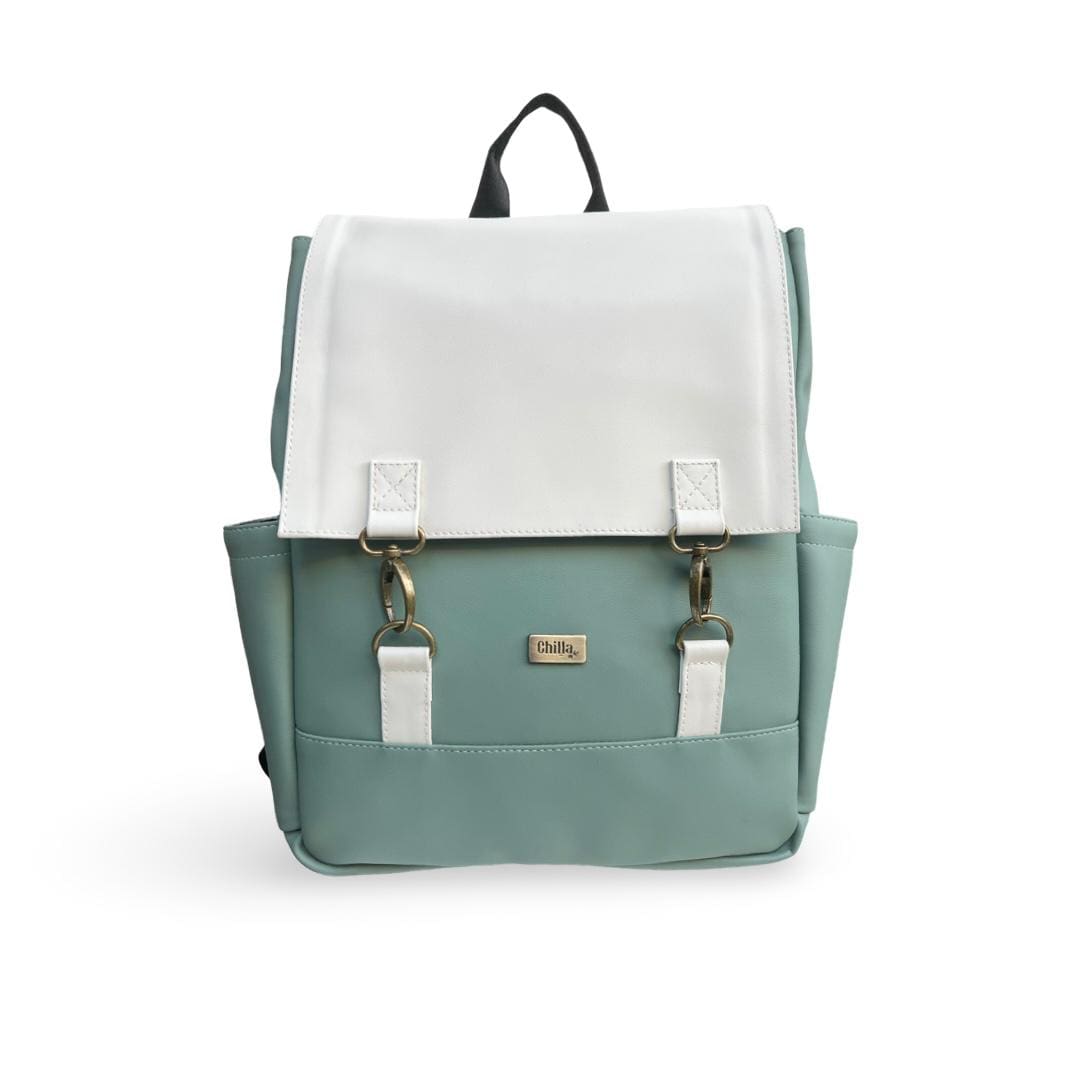 Cream-Turquoise Unicorn Backpack