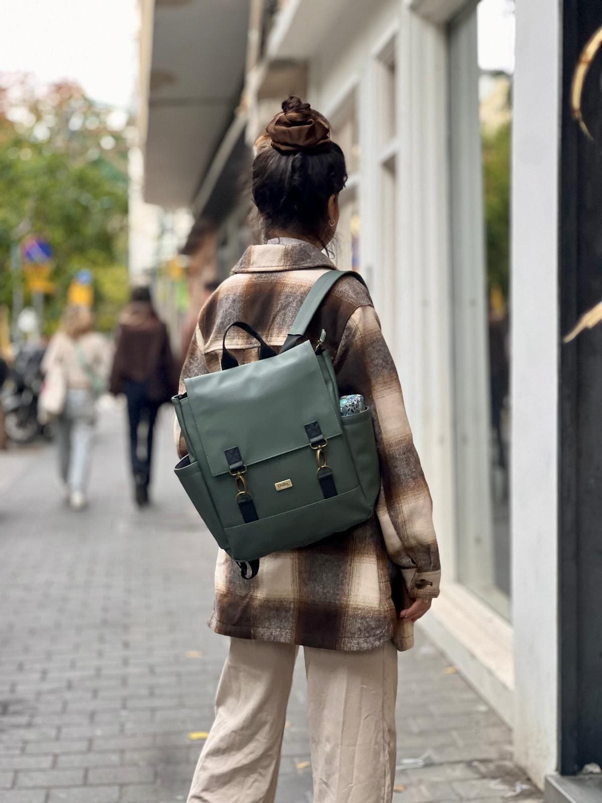 Khaki Mini Unicorn Backpack
