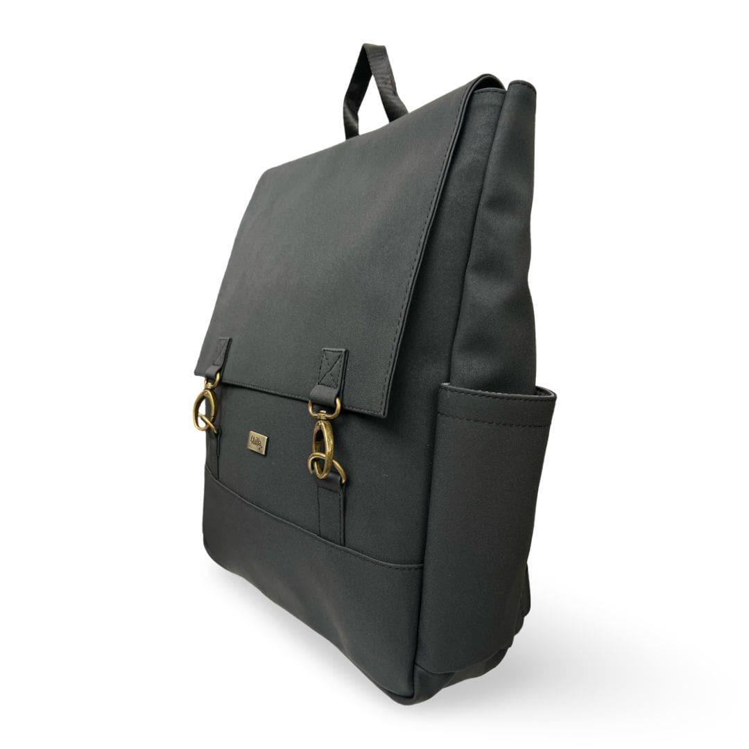 Black Nubuck Large Unicorn Backpack