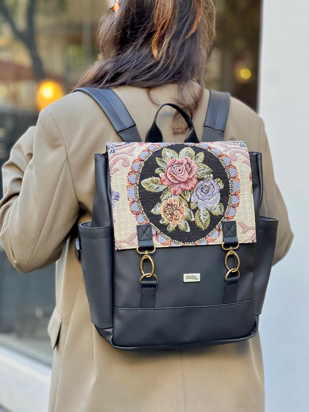 Floral Mini Unicorn Backpack