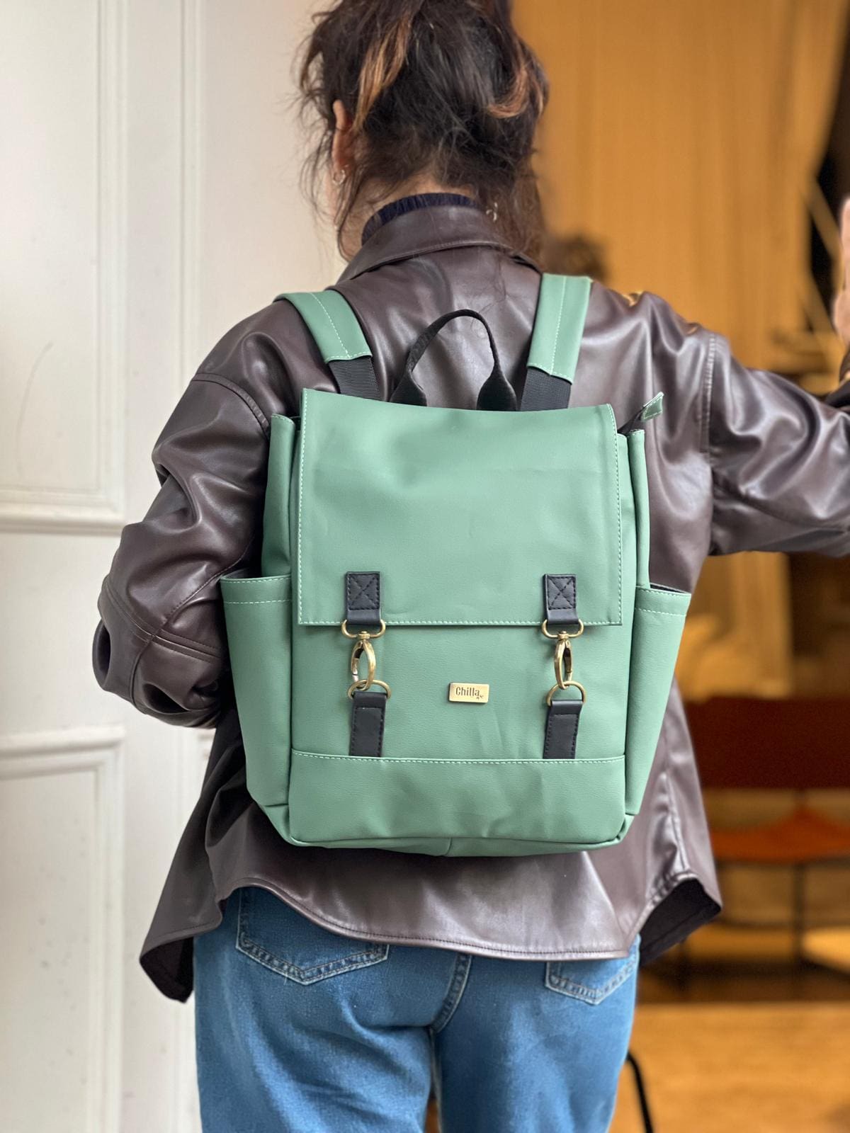 Turquoise Mini Unicorn Backpack