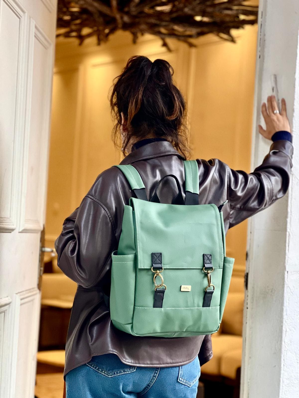 Turquoise Mini Unicorn Backpack