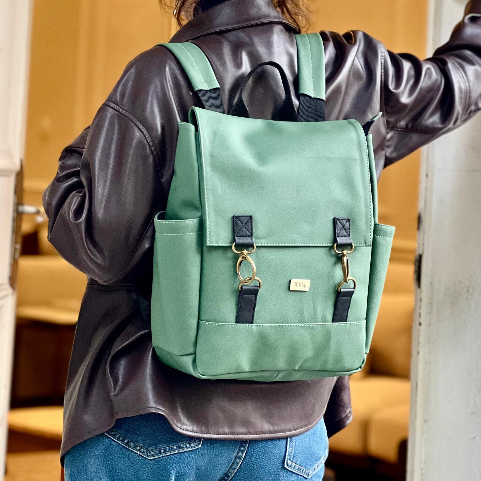 Turquoise Mini Unicorn Backpack