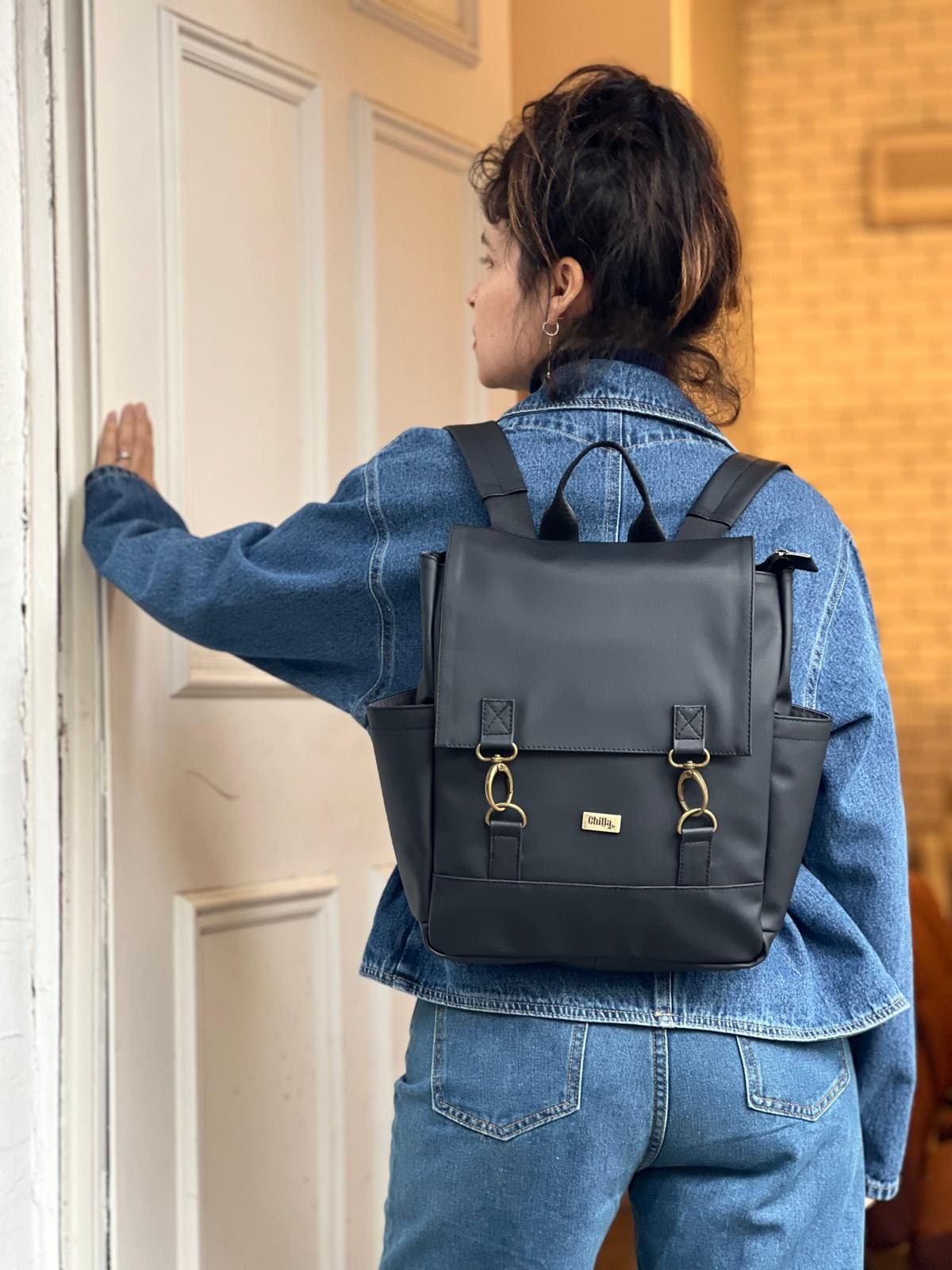 Black Mini Unicorn Backpack
