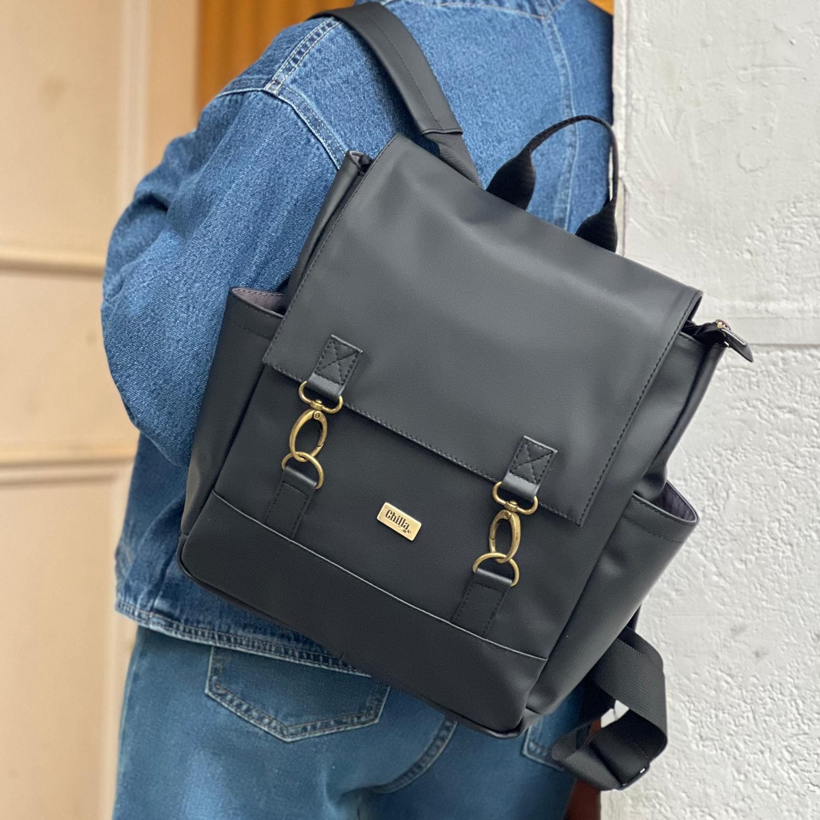 Black Mini Unicorn Backpack