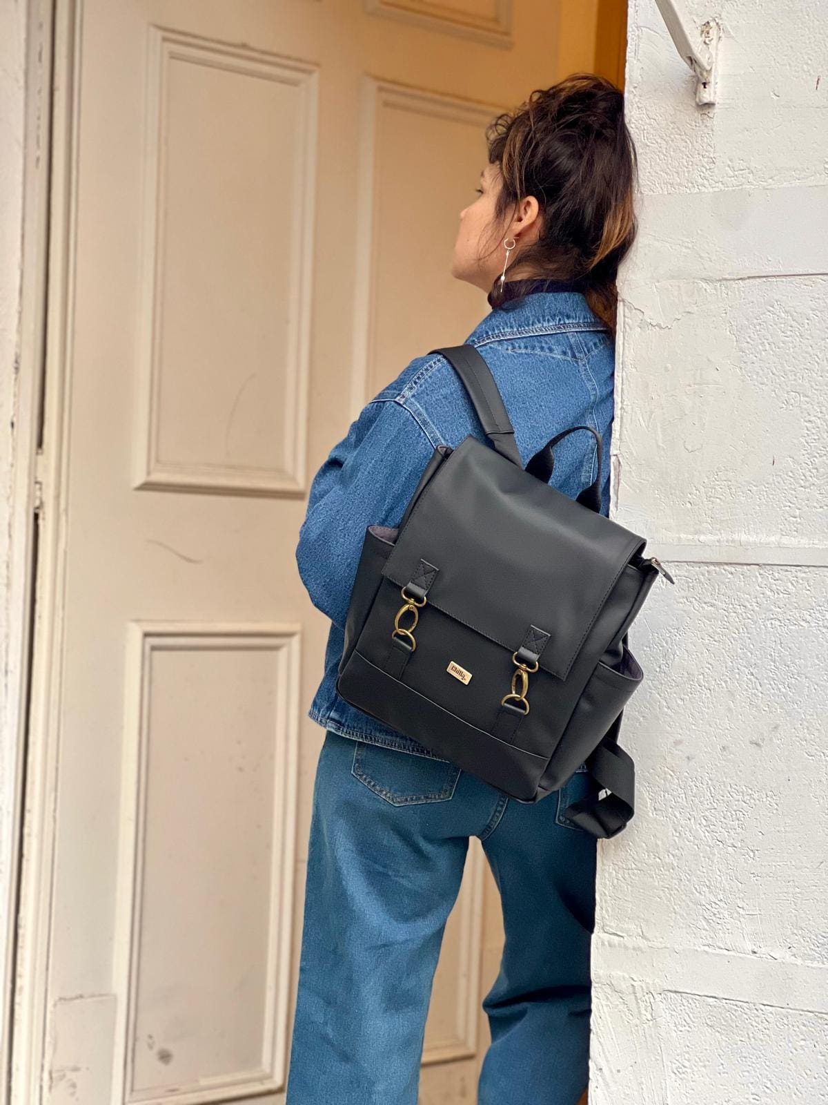 Black Mini Unicorn Backpack