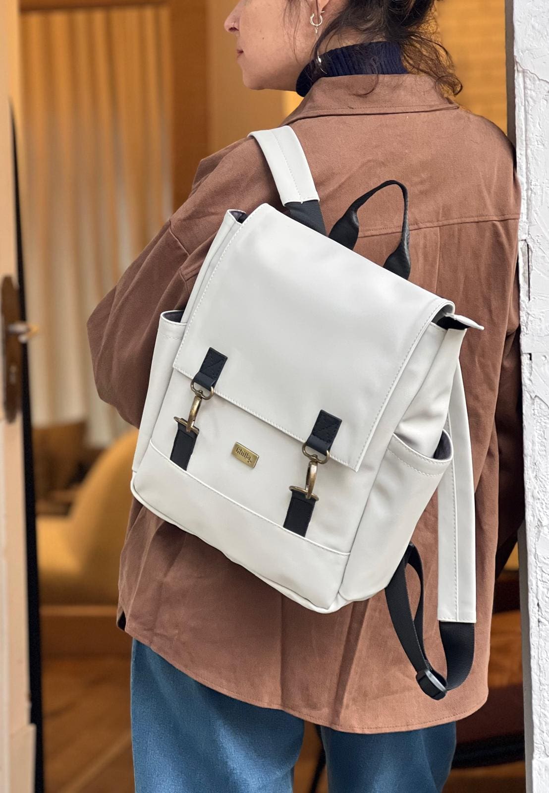 Cream Mini Unicorn Backpack