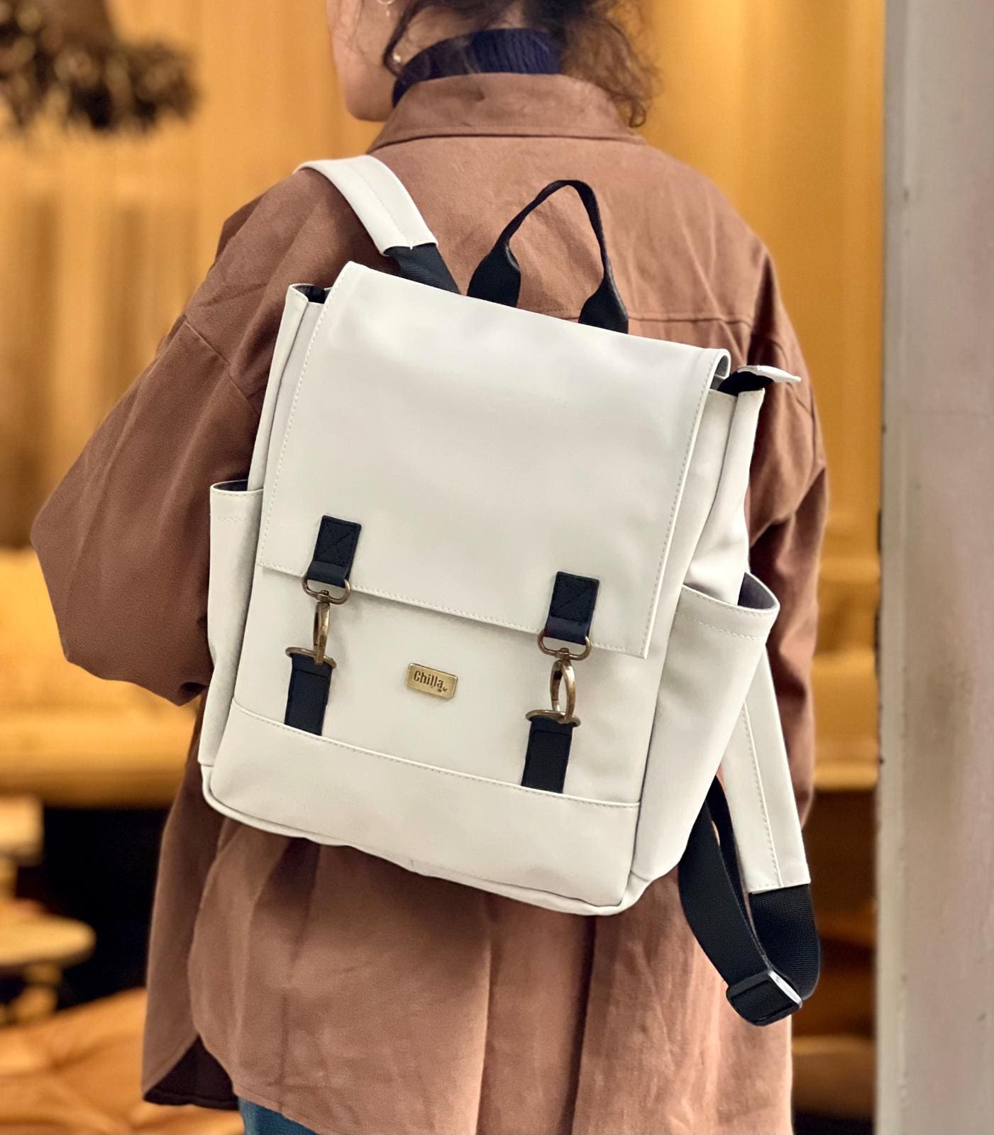 Cream Mini Unicorn Backpack