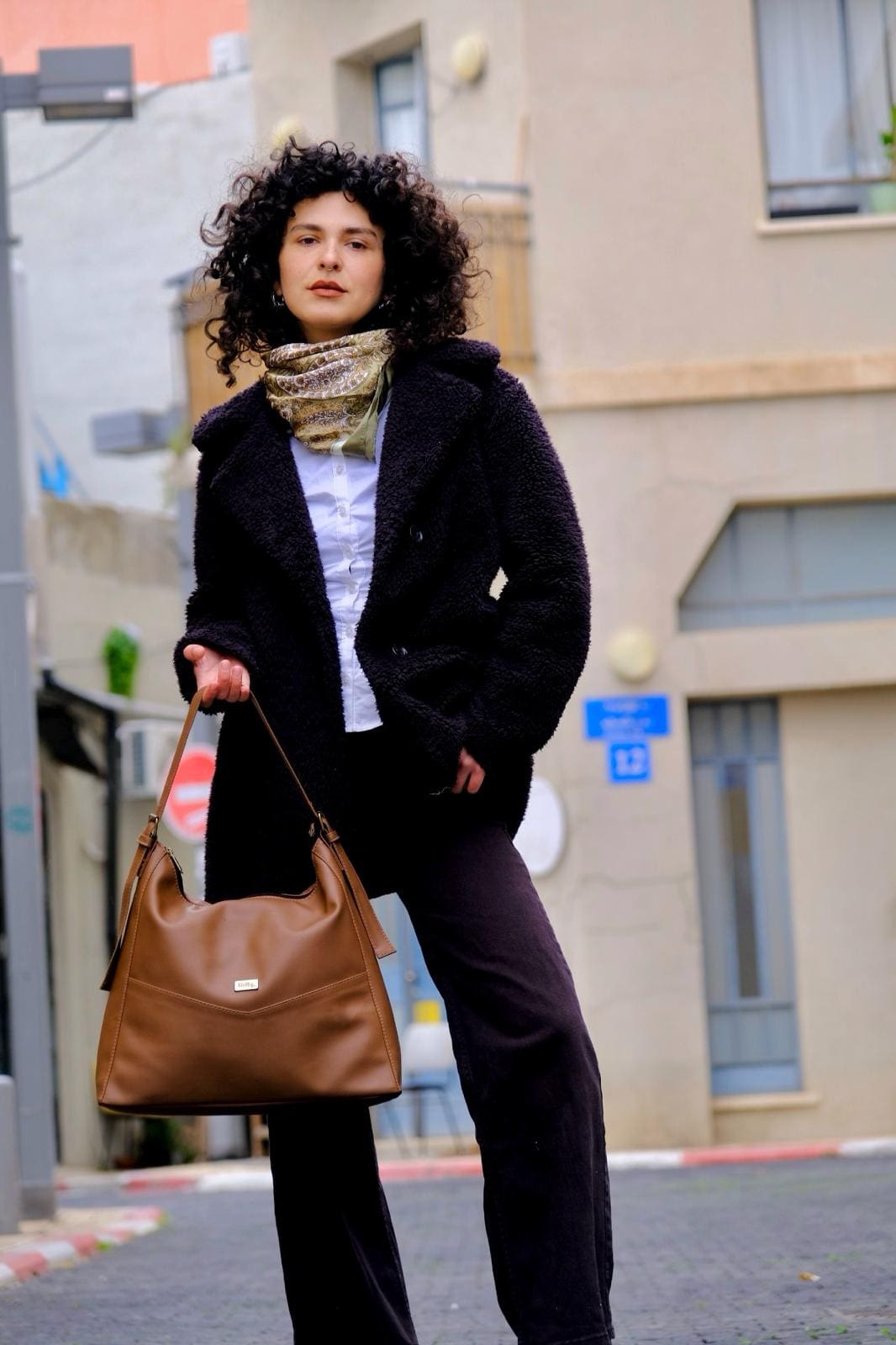 Camel Brown Renée Side Bag