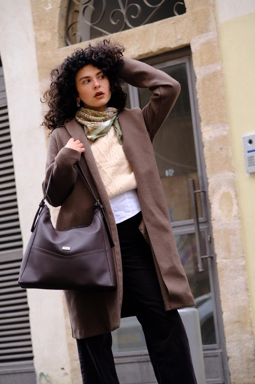 Chocolate Brown Renée Side Bag