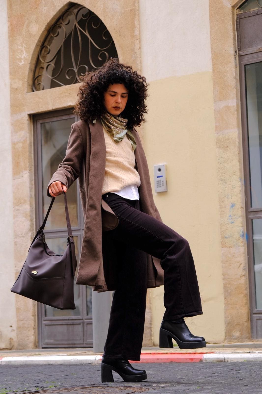 Chocolate Brown Renée Side Bag