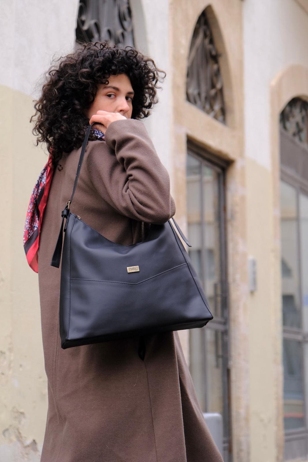 Black Renée Side Bag