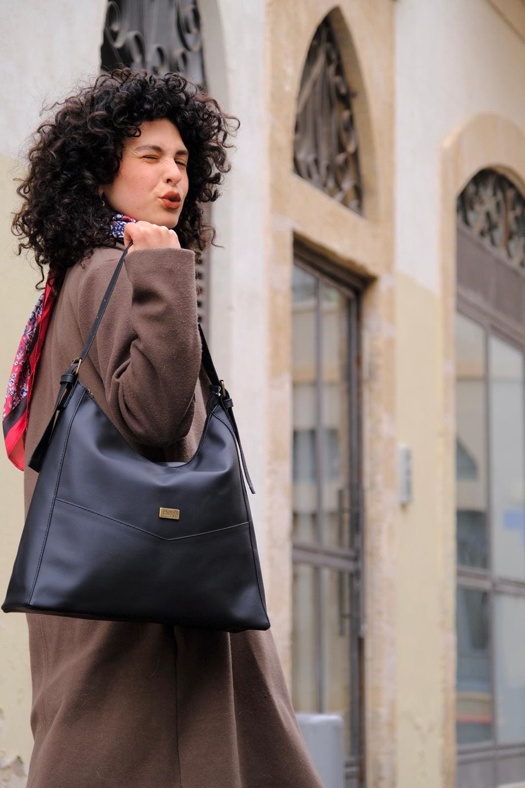 Black Renée Side Bag