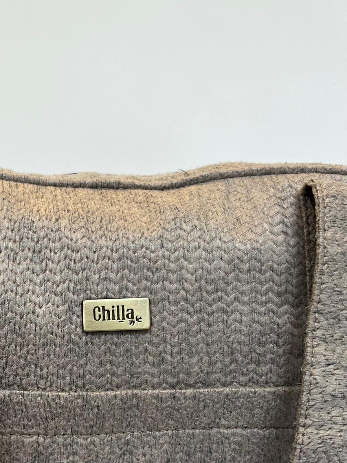 Ita gray tweed diaper bag