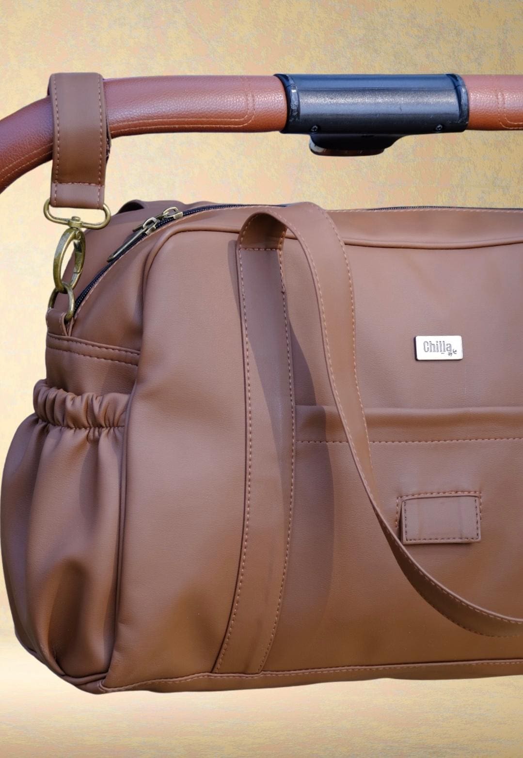 Ita brown diaper bag